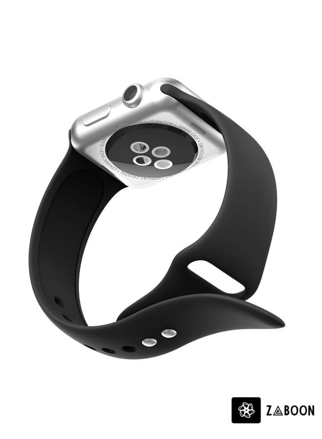 Zaboon Double Rivets Silicone  for Apple Watch Series 3 & 2 & 1 42mm - Image 4