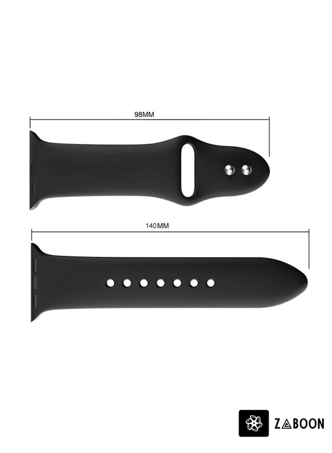 Zaboon Double Rivets Silicone  for Apple Watch Series 3 & 2 & 1 42mm - Image 3