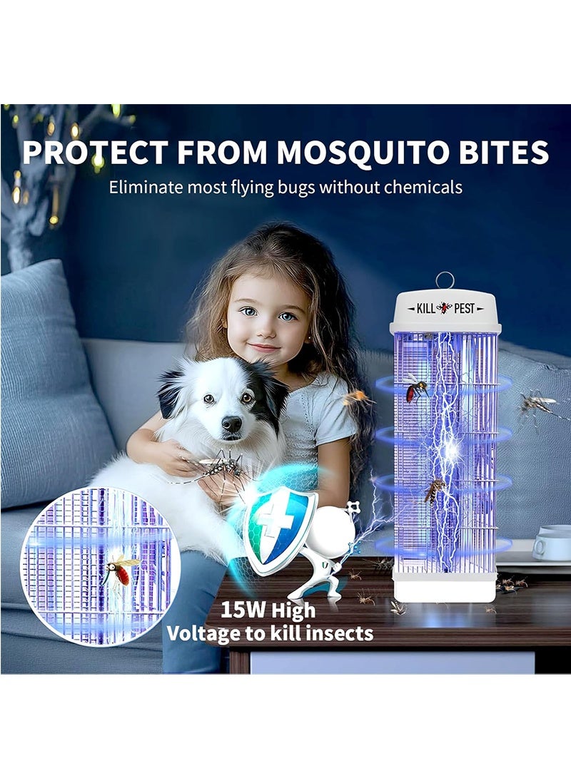 Topyich Mosquito Killer Electric, Powerful Mosquito Repellent Zapper with UV Light, Indoor and Outdoor Flying Insect Killer Lamp, Fly Trap Bug Zapper for Kitchen,Home,indoor Garden Yard  - Image 3
