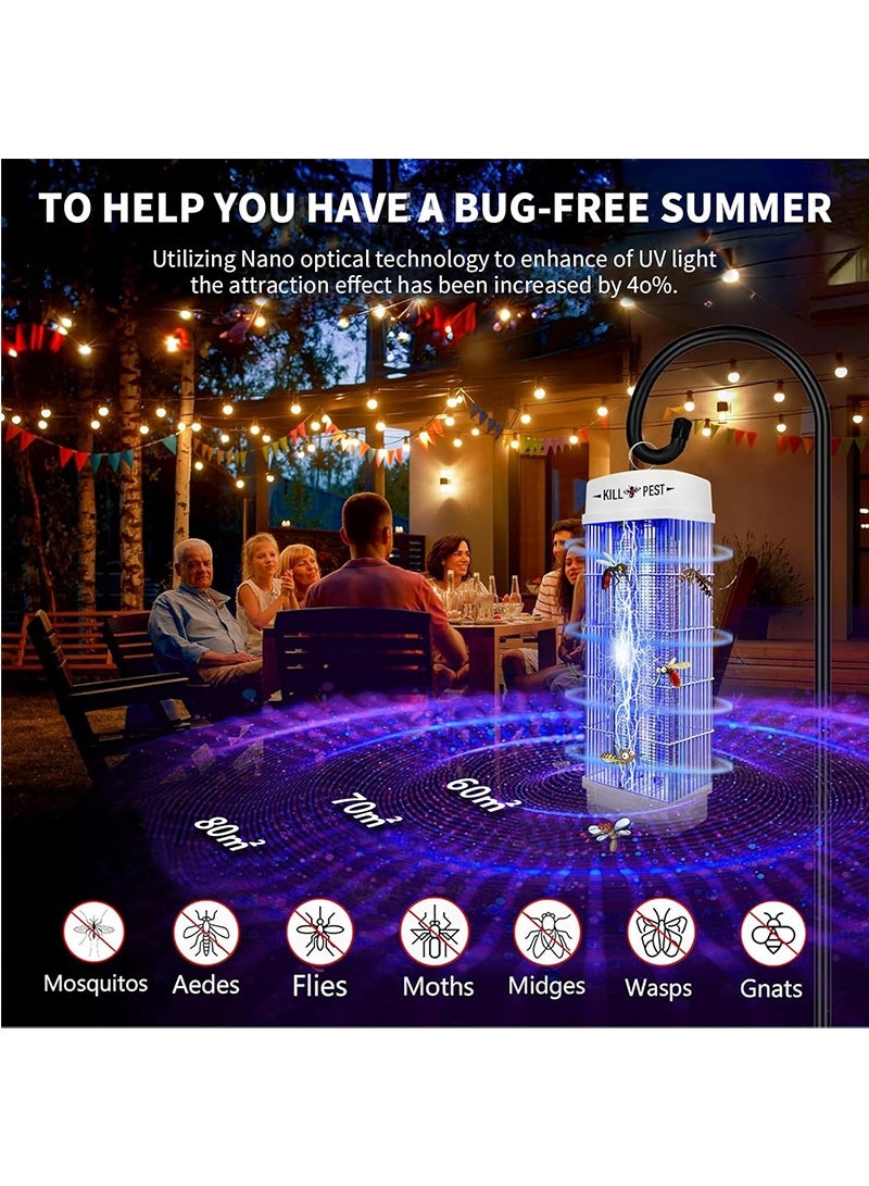 Topyich Mosquito Killer Electric, Powerful Mosquito Repellent Zapper with UV Light, Indoor and Outdoor Flying Insect Killer Lamp, Fly Trap Bug Zapper for Kitchen,Home,indoor Garden Yard  - Image 2