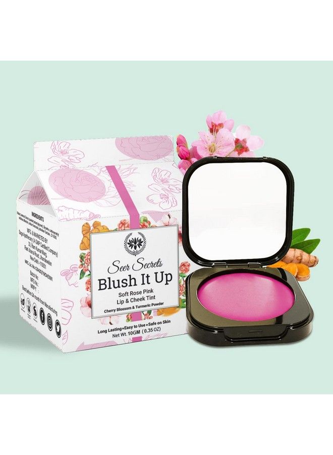 Seer Secrets Natural Blush It Up Lip And Cheek Tint For Long Lasting Moisturizing Lips ; Soft Rose Pink 10Gm - Image 3