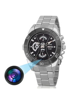 m mhb m mhb New Full HD 1080p Security Camera HD Spy Wrist Watch Camera Surveillance Indoor Outdoor Hd Video Recording with Inbuilt 32GB SD Card  - Image 1