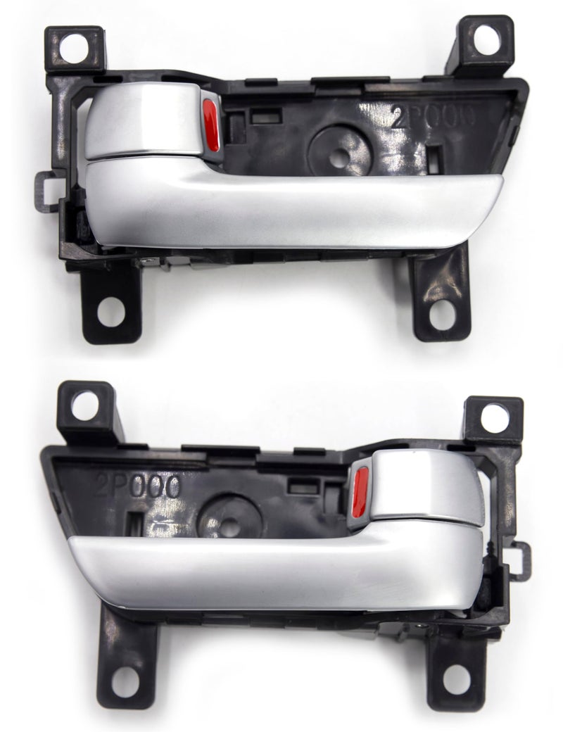 Otois 2Pcs Left Right Pair Interior Door Handle Silver Compatible with Kia Sorento 2011 2015