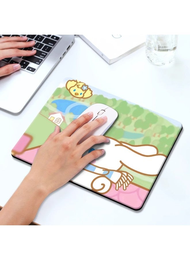 Cute Cartoon Yugui Dog Mouse Pad Women's Non-Slip Wear-Resistant Soft Pad Office Entertainment Thickened Computer Desk Pad Wrist Pad-Color:260*210 3mm-Pattern:601  - Image 3