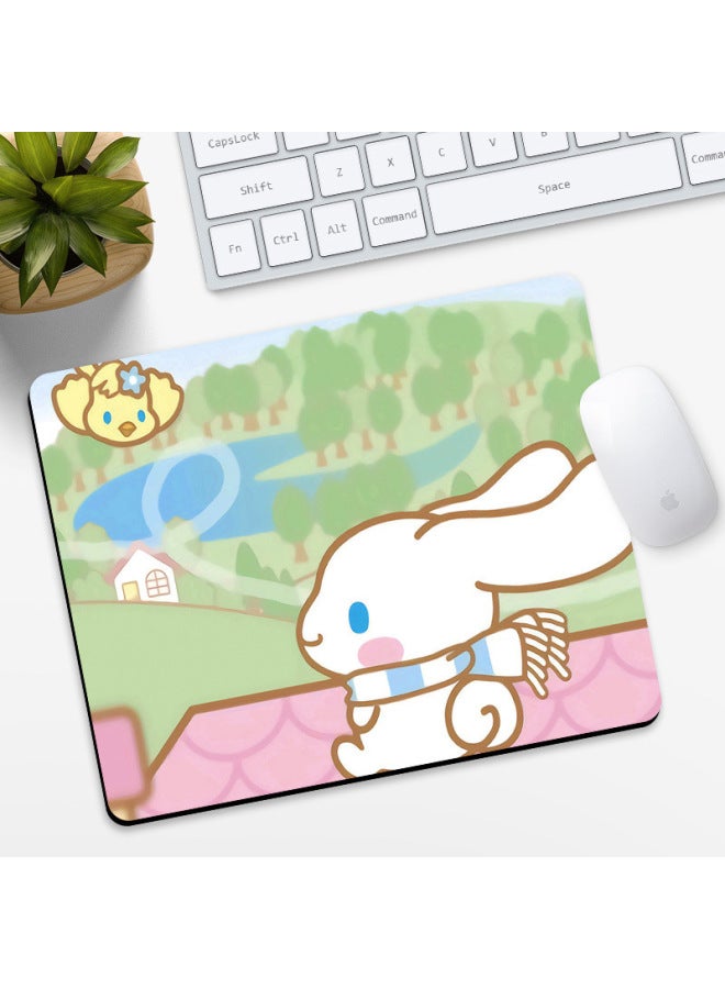 Cute Cartoon Yugui Dog Mouse Pad Women's Non-Slip Wear-Resistant Soft Pad Office Entertainment Thickened Computer Desk Pad Wrist Pad-Color:260*210 3mm-Pattern:601  - Image 1