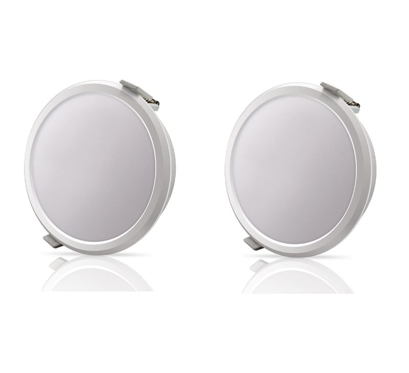 SYSKA Rdl Led Slim Downlight (Cool Day Light, Polycarbonate) (Yellow, SSK-RDL-R-12W, 2, SSK-RDL-R-12W-3000K) - Image 1