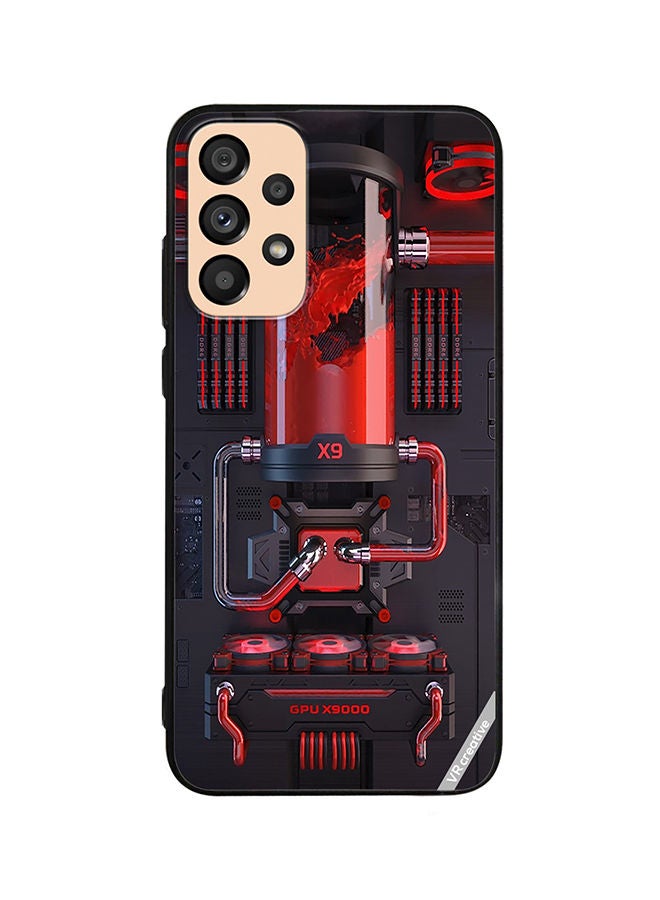 VR CREATIVE Protective Case Cover For Samsung Galaxy A33 5G Red X9 Design Multicolour - Image 1