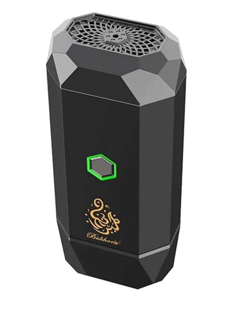 بخون مبخرة B15 كهربائية ذكية قابلة لإعادة الشحن بمنفذ يو اس بي نوع سي قابل لإعادة الشحن أسود 15x6.2سم - Image 3