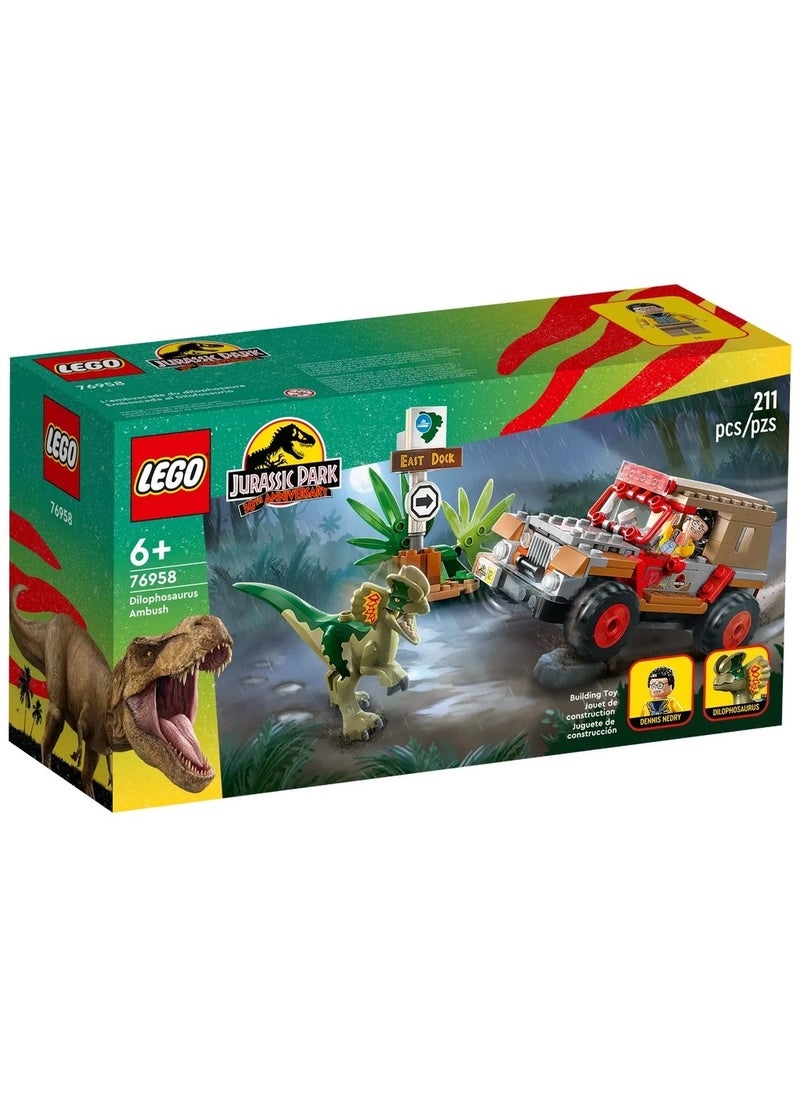 LEGO LEGO - Dilophosaurus Ambush 211 Pieces - 76958  - Image 1