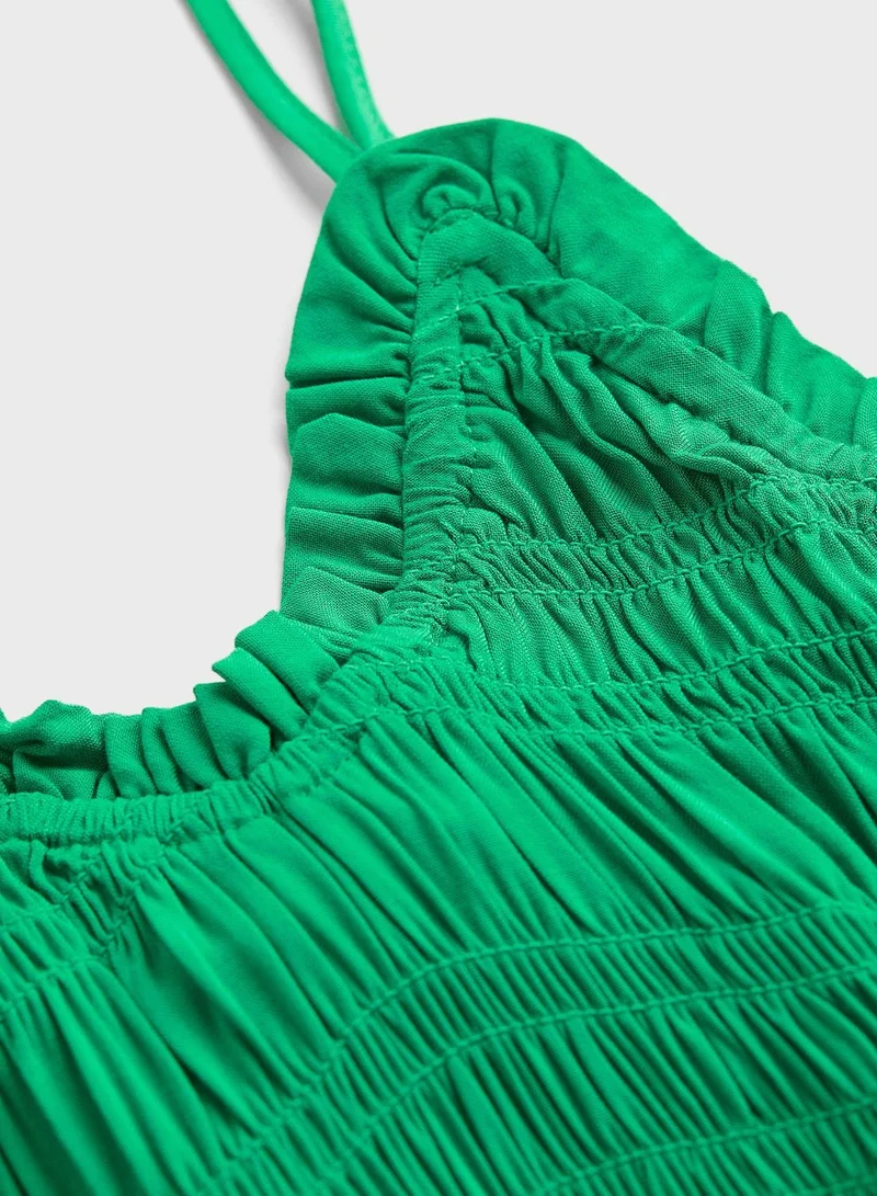 H&M Smocked Mini Dress