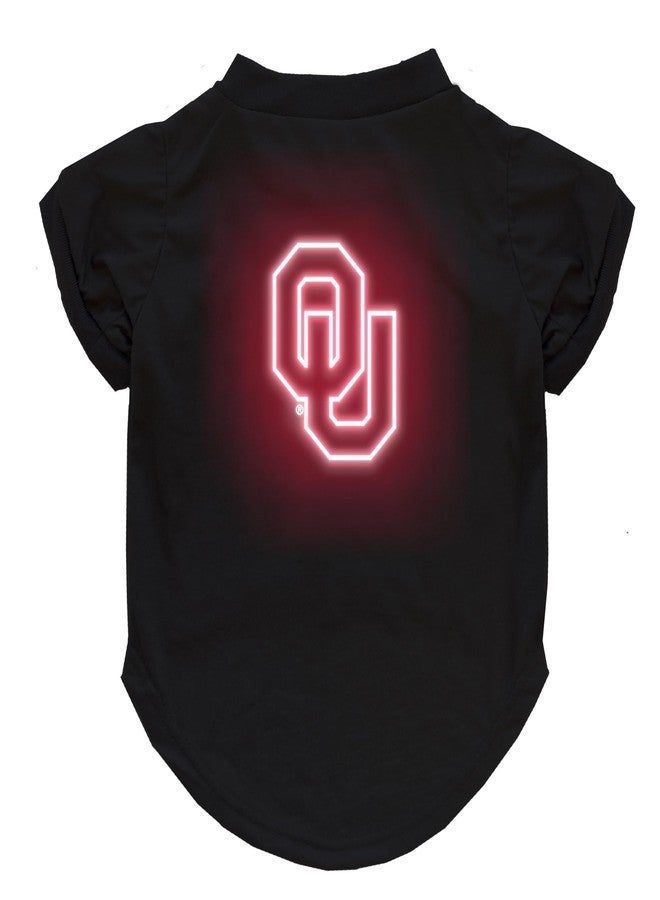 ليتل إيرث تيشيرت Littlearth NCAA Neon Pet T-Shirt Oklahoma Sooners - Image 1