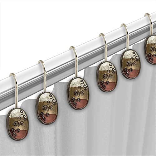 Popular Bath Shower Hooks, Miramar Collection, Multicolor - Image 2