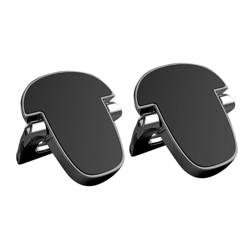 Black Ergonomic Laptop Cooling Stand Portable Heat Dissipation Notebook Holder - Image 2
