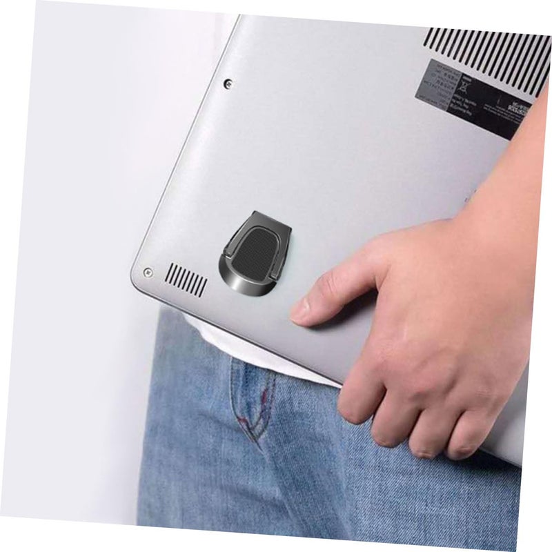 Black Ergonomic Laptop Cooling Stand Portable Heat Dissipation Notebook Holder - Image 4