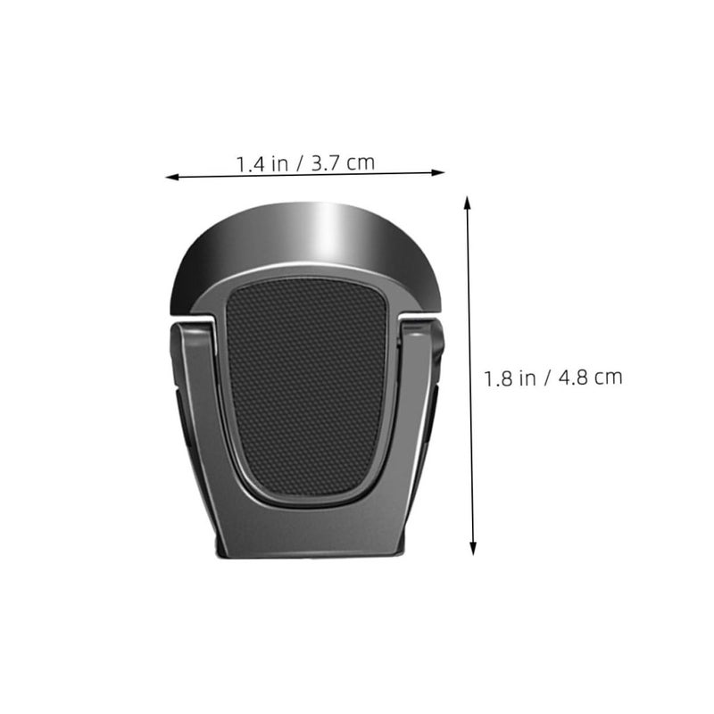 Black Ergonomic Laptop Cooling Stand Portable Heat Dissipation Notebook Holder - Image 3