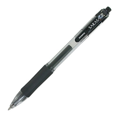Zebra Pen أقلام جيل زيبرا بن ساراسا دراي X20 القابلة للسحب، 0.7 مم نقطة متوسطة، حبر أسود بتقنية الحبر السريع الجفاف، مثالية لمستلزمات المكتب والمدرسة، عبوة 5 أقلام (46855) - Image 2