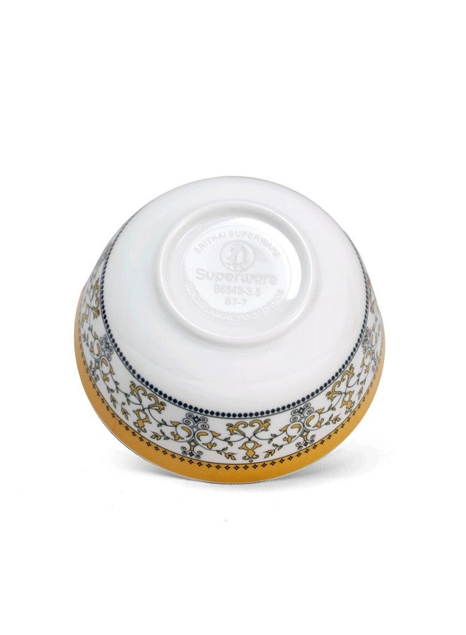 Superware سوبر وير | ميلامين نقي | مجموعة أطباق - نسيان 4" (6 قطع) | خالية من البقع، تشطيب مزجج - Image 4