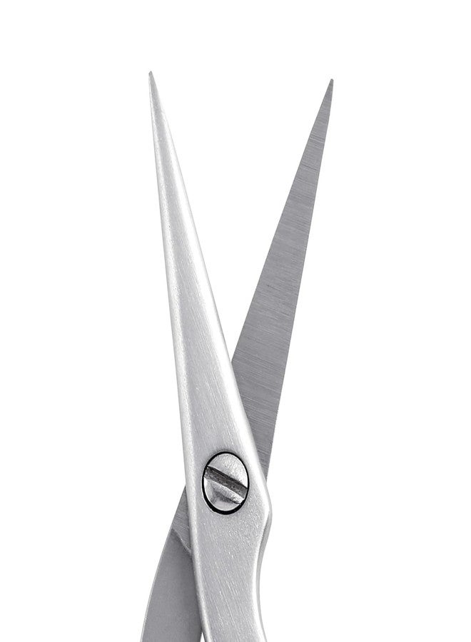 YAMHOHO Brow Shaping Scissors and Brush - Stainless Steel Eyebrow Trimming Scissors for Women and Men (Silver) - Image 5