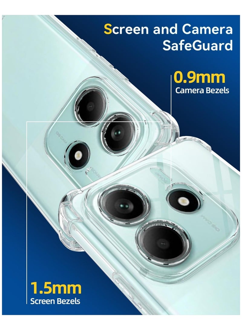 Xiaomi Redmi Note 14 5G Case Cover Soft Clear TPU Case Lightweight Shock Protective Cover with Camera Protection for Redmi Note 14 5G - Image 4