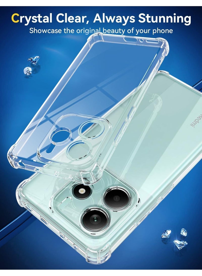 Xiaomi Redmi Note 14 5G Case Cover Soft Clear TPU Case Lightweight Shock Protective Cover with Camera Protection for Redmi Note 14 5G - Image 5