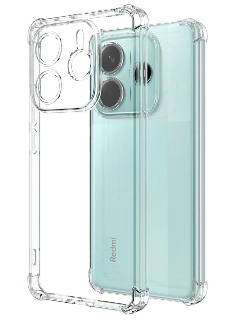 Xiaomi Redmi Note 14 5G Case Cover Soft Clear TPU Case Lightweight Shock Protective Cover with Camera Protection for Redmi Note 14 5G - Image 1