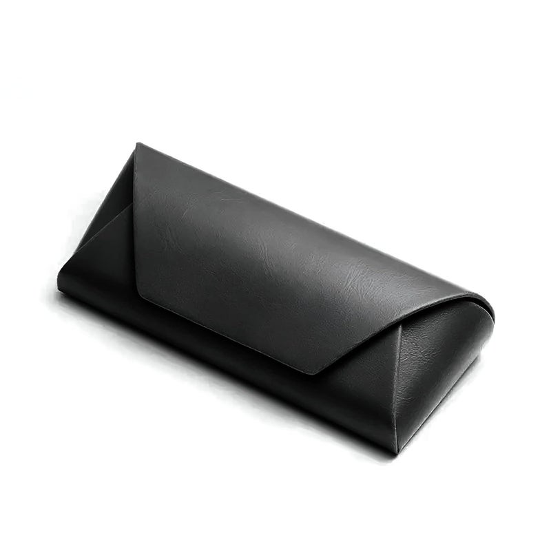 Everhype Eyeglass Case Hard Shell, Portable Sunglass Case, fashionable PU Leather Eyeglass Case, Lightweight - Image 1