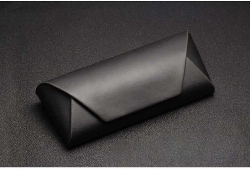 Everhype Eyeglass Case Hard Shell, Portable Sunglass Case, fashionable PU Leather Eyeglass Case, Lightweight - Image 2