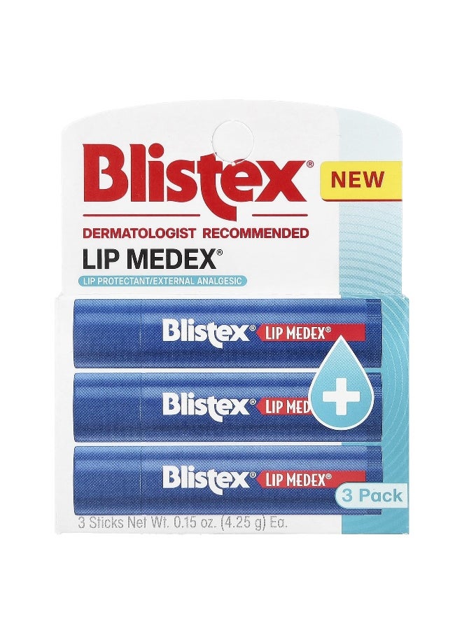 Blistex Blistex, Lip Medex®, 3 Pack, 0.15 oz (4.25 g) Each  - Image 2