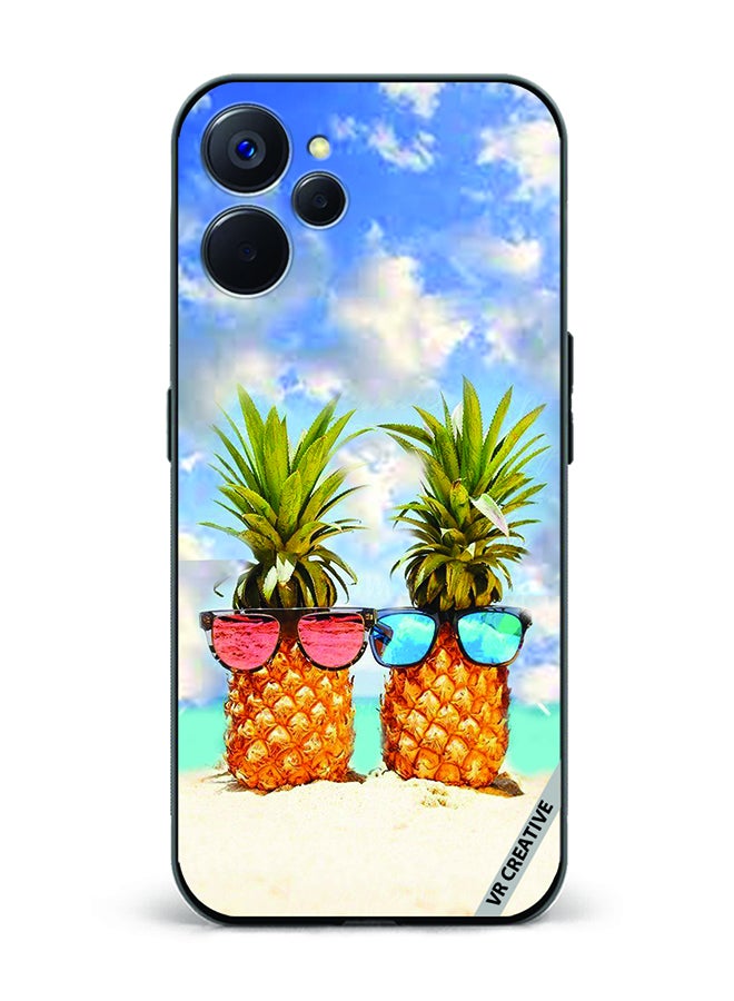VR CREATIVE Protective Case Cover For Realme 10 5G Pineapple Design Multicolour - Image 1