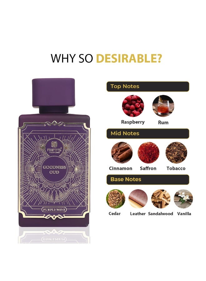 ريفس عطر جودنس عود بيربل ويف أو دو بارفان - 100 مل - Image 3