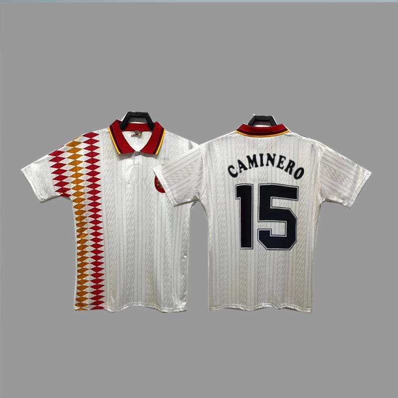 Vintage Jersey Football Jersey Classic Retro Version Spain Libya Harvey Iniesta Torres Jersey - Image 4