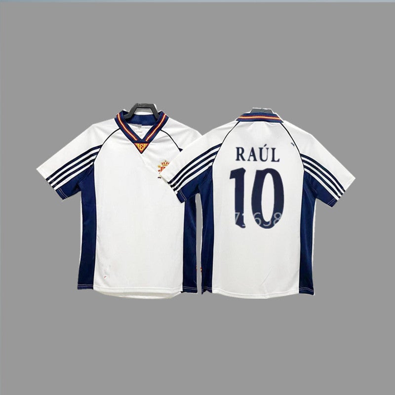 Vintage Jersey Football Jersey Classic Retro Version Spain Libya Harvey Iniesta Torres Jersey - Image 5