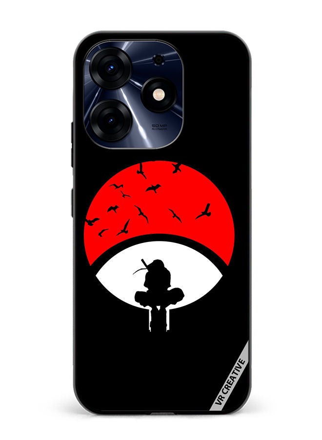 VR CREATIVE Protective Case Cover For Tecno Spark 10 Pro Itachi Moon Design Multicolour - Image 1