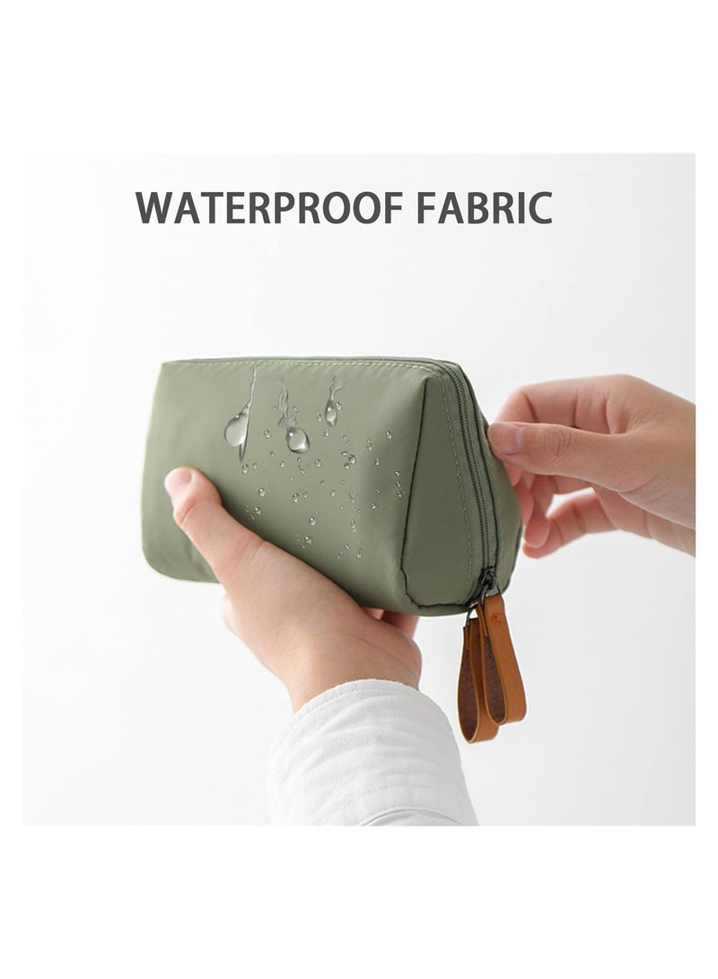 SYOSI Travel Makeup Bag, Cosmetic Bag Waterproof Portable Makeup Case Organizer Toiletry Bag Makeup Box for Skincare with Handle Makeup - Image 5