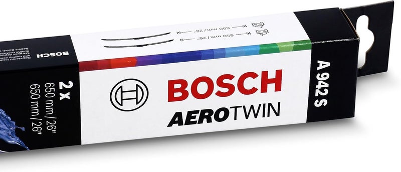 Bosch Aerotwin 3397118942 Original Equipment Replacement Wiper Blade - 26/26 (Set of 2) - Image 2