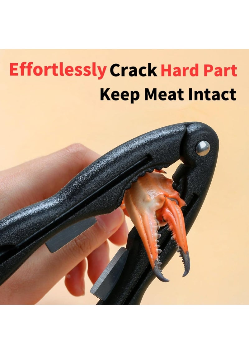 Oasisgalore - 2 Pack Multifunctional Crab & Lobster Crackers Set, Durable Seafood Tools with Picks, Portable Claw Crackers. - Image 1