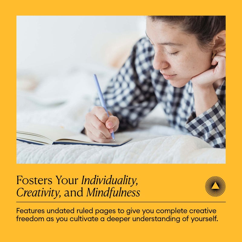 Intelligent Change Premium Daily Notebook, Lined Journal Notebook, Work Notebook for Productivity, A5 Journal for Writing Notes, To-Dos, & Creative Writing, Secure Binding, 192 Pages, Navy Blue - Image 5