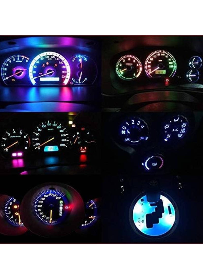 SOLDOUT 10 PCS Car Interior T5 12V LED 1 SMD Dashboard Wedge Car Light Bulb Lamp (Pack of 10, White)  - Image 5