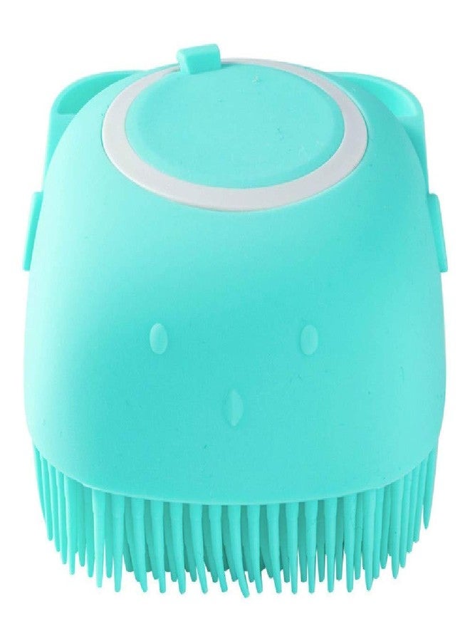 KolorFish Silicone Massage Bath Brush, Exfoliating Shower Brush With Soap Dispenser, Multi-function Gel Bath Brush Body Cleaning Pore Exfoliator (Green) - Image 1