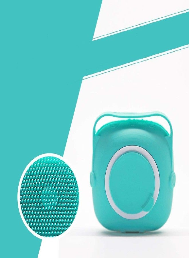 KolorFish Silicone Massage Bath Brush, Exfoliating Shower Brush With Soap Dispenser, Multi-function Gel Bath Brush Body Cleaning Pore Exfoliator (Green) - Image 3