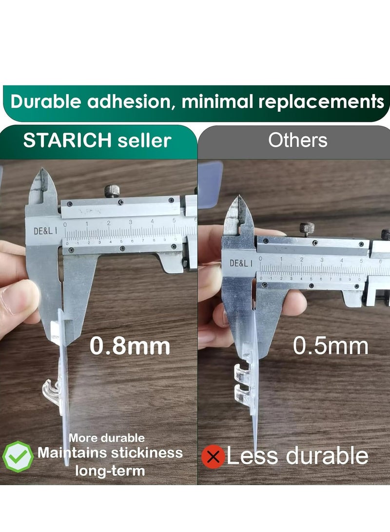 إسكدنيا منظمة حمام 6 قطع أدوات تنظيم حمام الأستحمام حامل الصابون اللزجة الداخلية الشرفة البدائلة المنحنية الرئس والقراميد الجدارية السلال والشكل المدمج المثبتة - Image 5