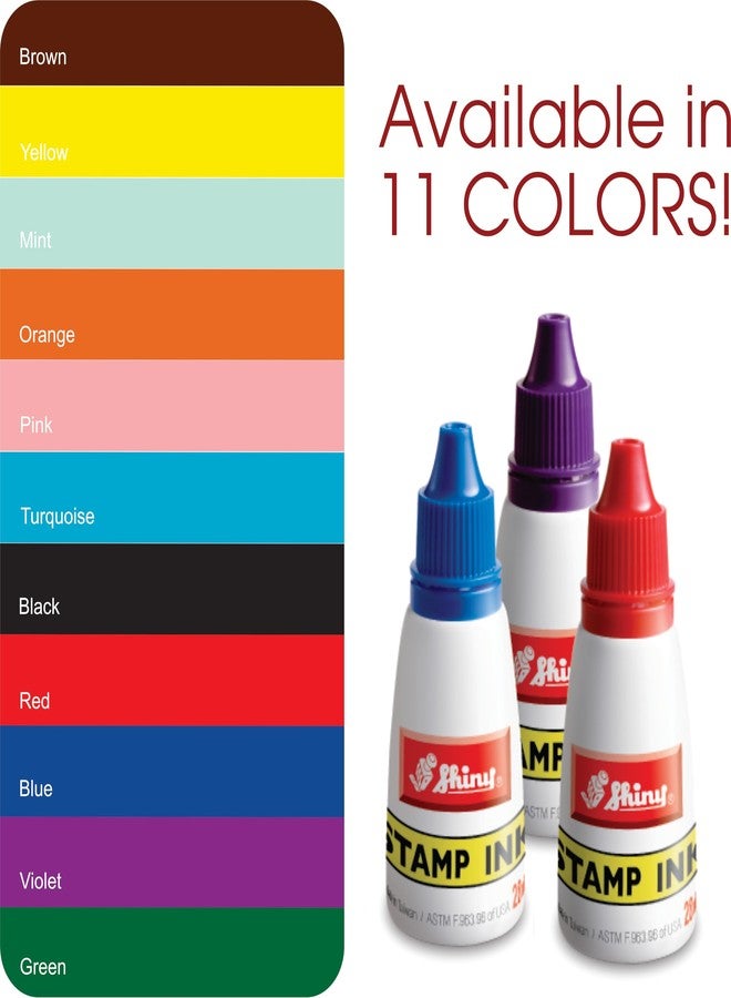Shiny Supreme Ink for Self Inking Stamp (Mint 28 ml) - Image 4