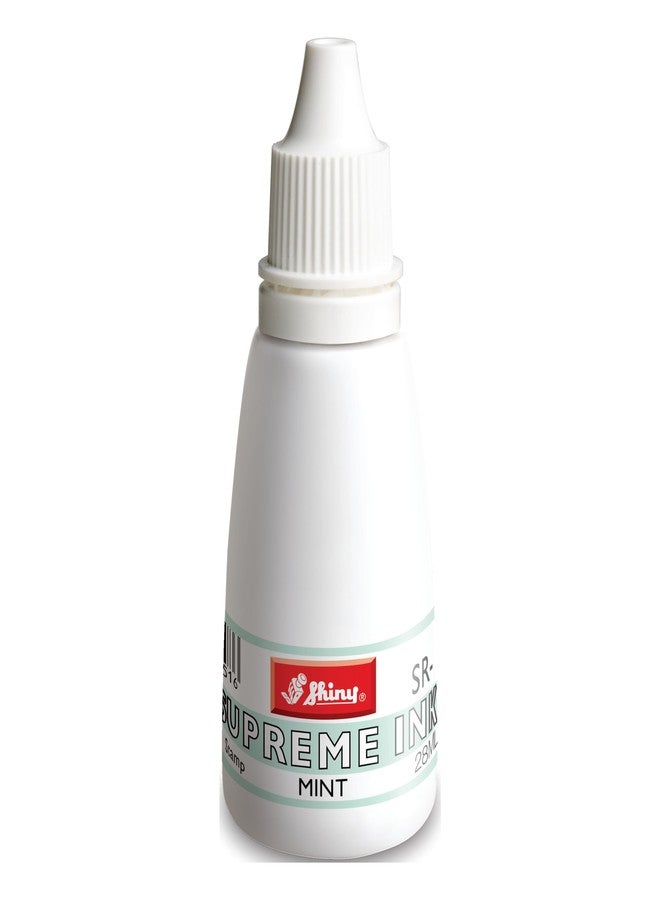 Shiny Supreme Ink for Self Inking Stamp (Mint 28 ml) - Image 1