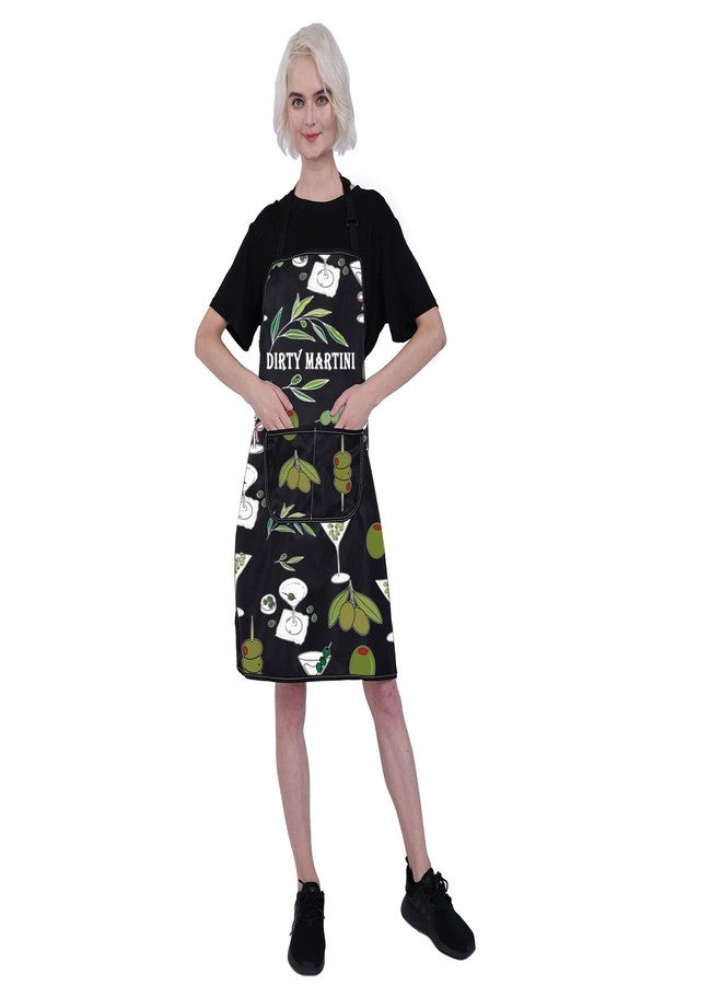 BNQL Dirty Martini Apron Martini Gifts Dirty Martini Lover Gifts for martini drinkers Bartender Gifts Bartender Mixologist Apron - Image 4
