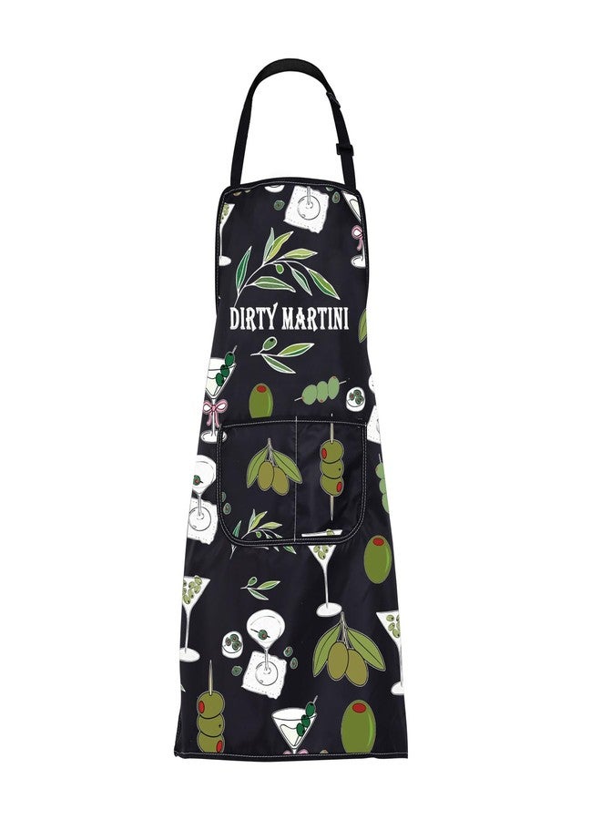 BNQL Dirty Martini Apron Martini Gifts Dirty Martini Lover Gifts for martini drinkers Bartender Gifts Bartender Mixologist Apron - Image 1