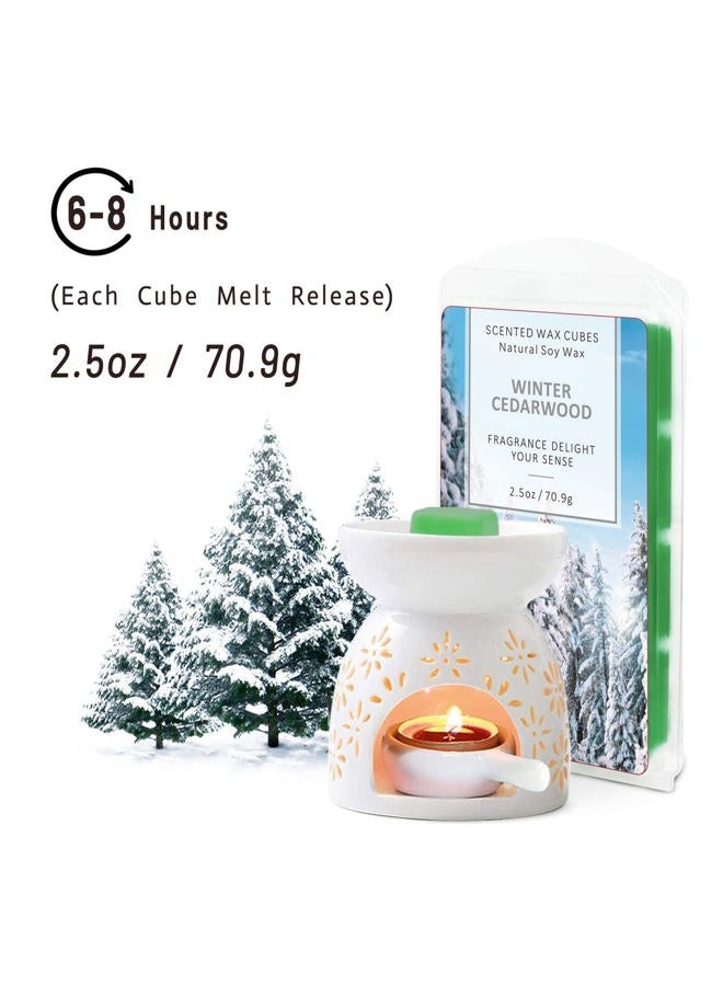 SCENTORINI Cotton Wax Melts Wax Cubes, Cotton Scent Candle Wax Melts Strong Scent, Soy Scented Wax Melts for Wax Warmer Valentines Day Gifts Decor, 2 x 2.5 oz - Image 3
