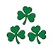 LiteMark Reflective Shamrock Sticker Green 2 Inch Clover Decal for Hard Hat Helmet Tool Box Laptop Pack of 3 - Image 2