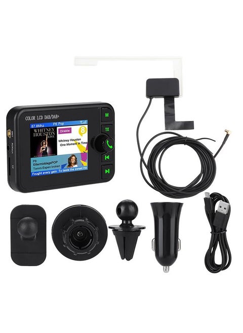 2.4in Color LCD Car DAB Radio 170‑240MHz DAB/87.5‑108MHz FM Car Digital DAB Radio
