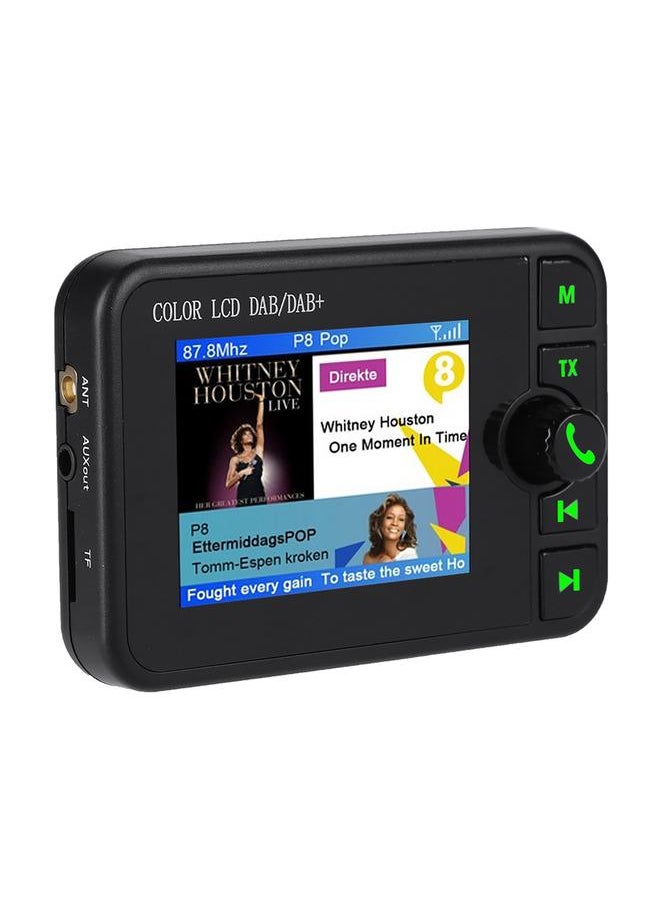 2.4in Color LCD Car DAB Radio 170‑240MHz DAB/87.5‑108MHz FM Car Digital DAB Radio