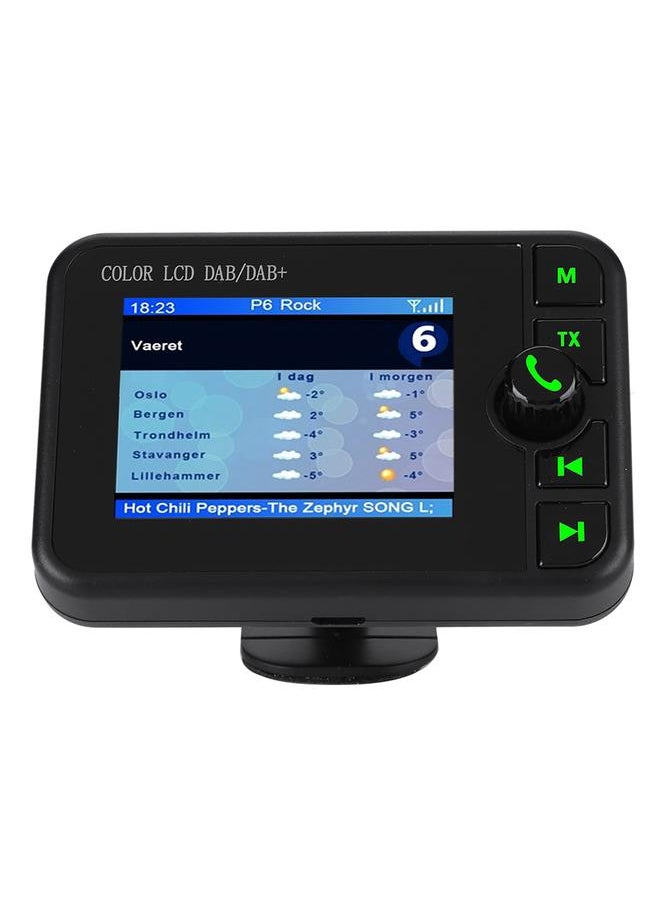 2.4in Color LCD Car DAB Radio 170‑240MHz DAB/87.5‑108MHz FM Car Digital DAB Radio
